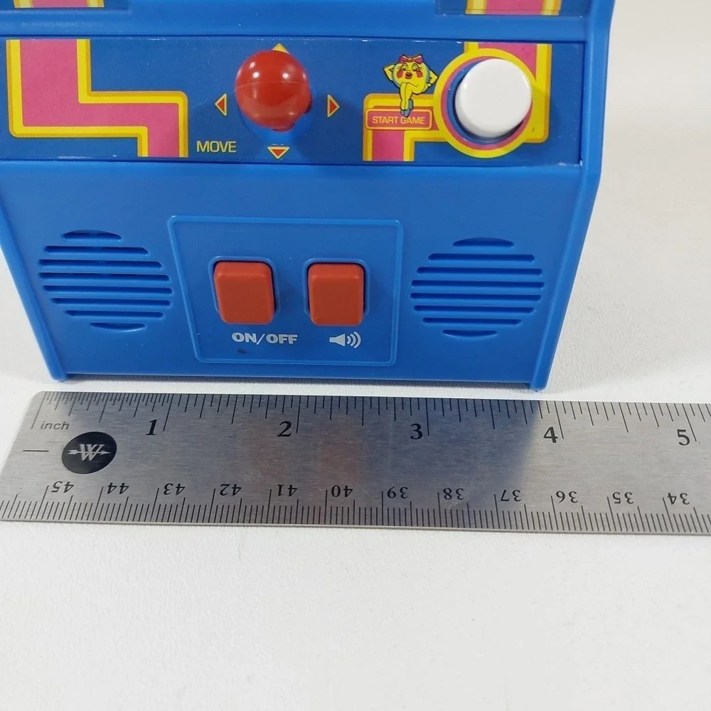 Ms. Pac-Man Mini Arcade Handheld Game‎ 2018 Bandi Namco Tested Works